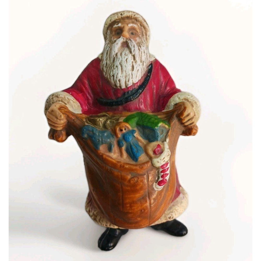 1950s Christmas Santa Figurine 4 Inch